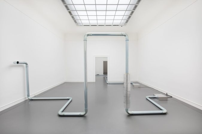 Thuy-Han Nguyen-Chi in collaboration with Andrew Yong Hoon Lee, The light comes in the name of the voice, 2024, installation view, Kunsthalle Baden-Baden. Courtesy of Thuy-Han Nguyen-Chi. Photo by Jens Franke.